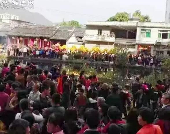 广东大埔湖寮刘氏祖祠善庆堂举行一年一度春祭大典