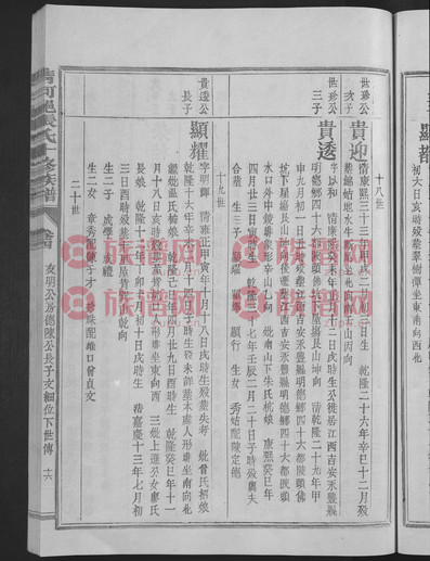 清河郡张氏十修族谱十五卷410791990第12本