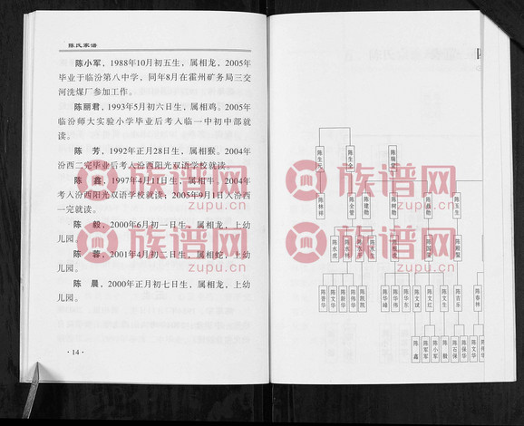 1陈氏家谱11880–2006
